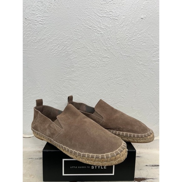 Vince Womens Size 6 Robin Espadrille Brown‎ Suede Flat Loafers - Picture 3 of 8